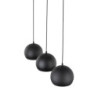 Zoe black lampa wiszaca 3 s 10169 - TK Lighting