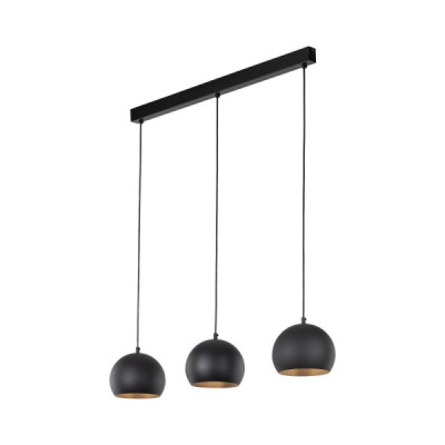 Zoe black lampa wiszaca 3 s 10169 - TK Lighting