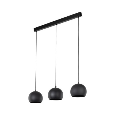 Zoe black lampa wiszaca 3 s 10169 - TK Lighting