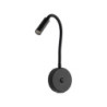 Lagos black kinkiet 1 usb 10200 - TK Lighting