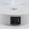 Lagos white kinkiet 1 usb 10202 - TK Lighting