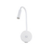 Lagos white kinkiet 1 usb 10202 - TK Lighting