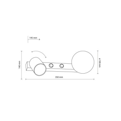 Vox kinkiet 2 10148 - TK Lighting