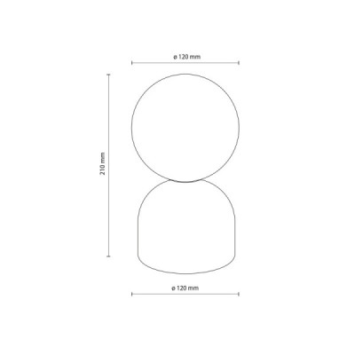 Miki mint lampka nocna 1 16039 - TK Lighting