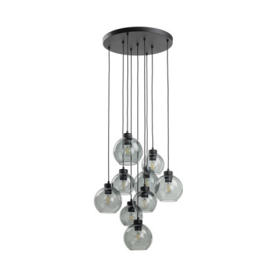 Cubus graphite lampa wisząca 9 koło 10208 - TK Lighting