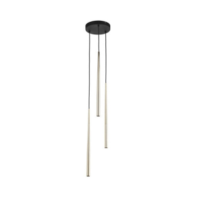 Piano black gold lampa wiszaca 3 10117 - TK Lighting