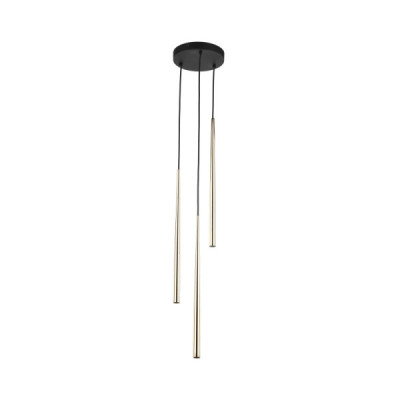 Piano black gold lampa wiszaca 3 10117 - TK Lighting