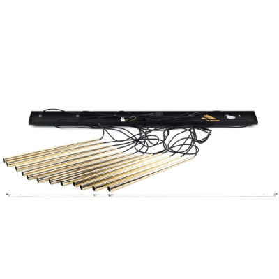 Piano black gold lampa wiszaca 12 10119 - TK Lighting