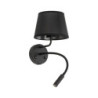 Maja black kinkiet 2 e27+ g9 + usb 10203 - TK Lighting