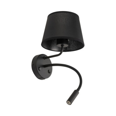 Maja black kinkiet 2 e27+ g9 + usb 10203 - TK Lighting