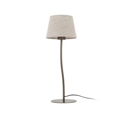 Nicola brown lampka nocna 1 s 16027 - TK Lighting