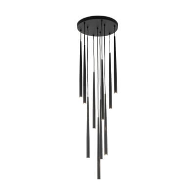 Piano black lampa wiszaca 10 10114 - TK Lighting