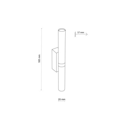 Lagos black gold kinkiet 2 10145 - TK Lighting