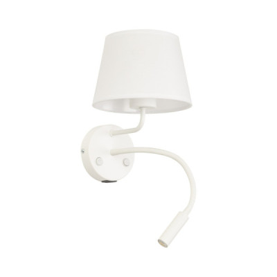 Maja white kinkiet 2 e27 + g9 + usb 10204 - TK Lighting