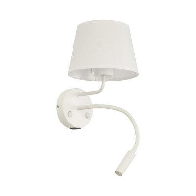 Maja white kinkiet 2 e27 + g9 + usb 10204 - TK Lighting