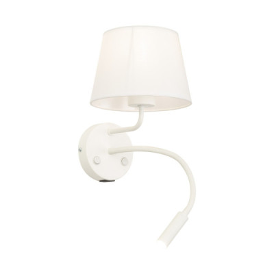 Maja white kinkiet 2 e27 + g9 + usb 10204 - TK Lighting