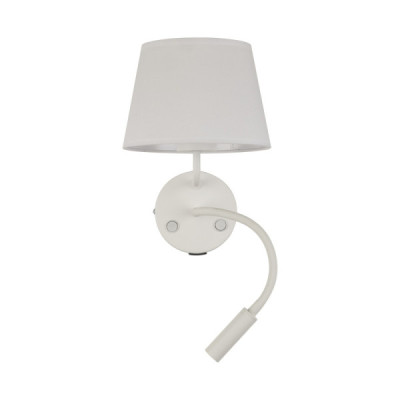 Maja white kinkiet 2 e27 + g9 + usb 10204 - TK Lighting