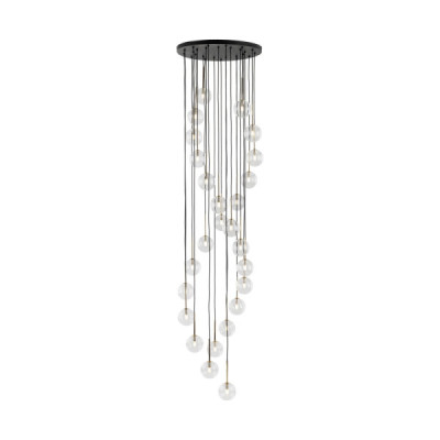 Aurora transparent lampa wisząca 26 10258 - TK Lighting