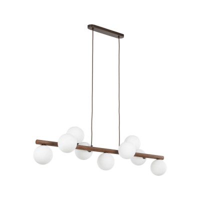 Estera wood orzech lampa wiszaca 9 10273 - TK Lighting