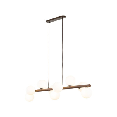 Estera wood orzech lampa wiszaca 9 10273 - TK Lighting