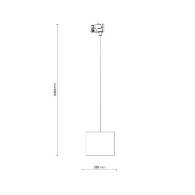 Tracer juta 200 trójobwodowy 1xe27 10696 - TK Lighting