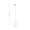 Tracer cono black 10650 - TK Lighting