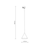 Tracer cono black 10650 - TK Lighting