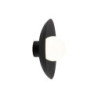 Slate black glass kinkiet 1xg9 10934 - TK Lighting