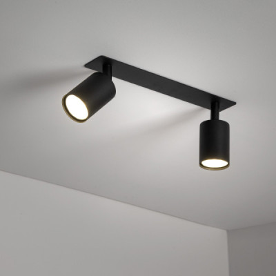 Nex black 2xgu10 lampa sufitowa podtynkowa 10799 - TK Lighting