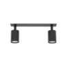 Nex black 2xgu10 lampa sufitowa podtynkowa 10799 - TK Lighting