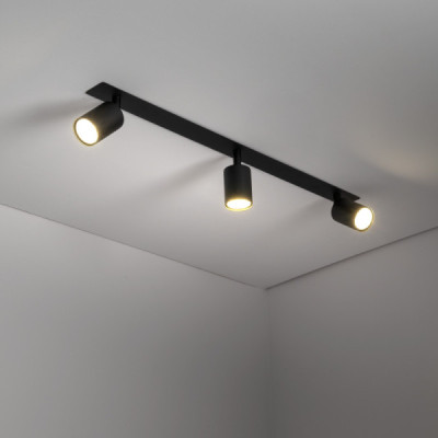 Nex black 3xgu10 lampa sufitowa podtynkowa 10800 - TK Lighting