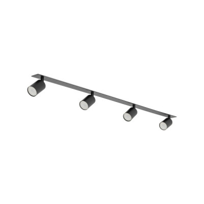 Nex black 4xgu10 lampa sufitowa podtynkowa 10801 - TK Lighting