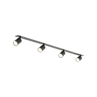 Nex black 4xgu10 lampa sufitowa podtynkowa 10801 - TK Lighting