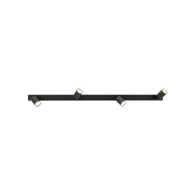 Nex black 4xgu10 lampa sufitowa podtynkowa 10801 - TK Lighting