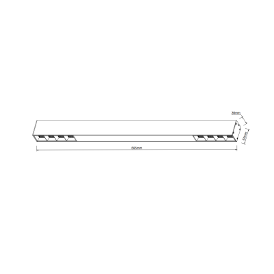 Linelio mix 67 cct dimm bk - Azzardo