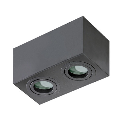 Brant 2 square ip44 black - Azzardo