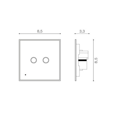 Double switch smart wh - Azzardo