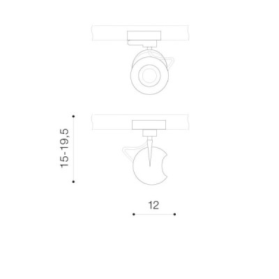 Gulia track 3line gu10 bk - Azzardo