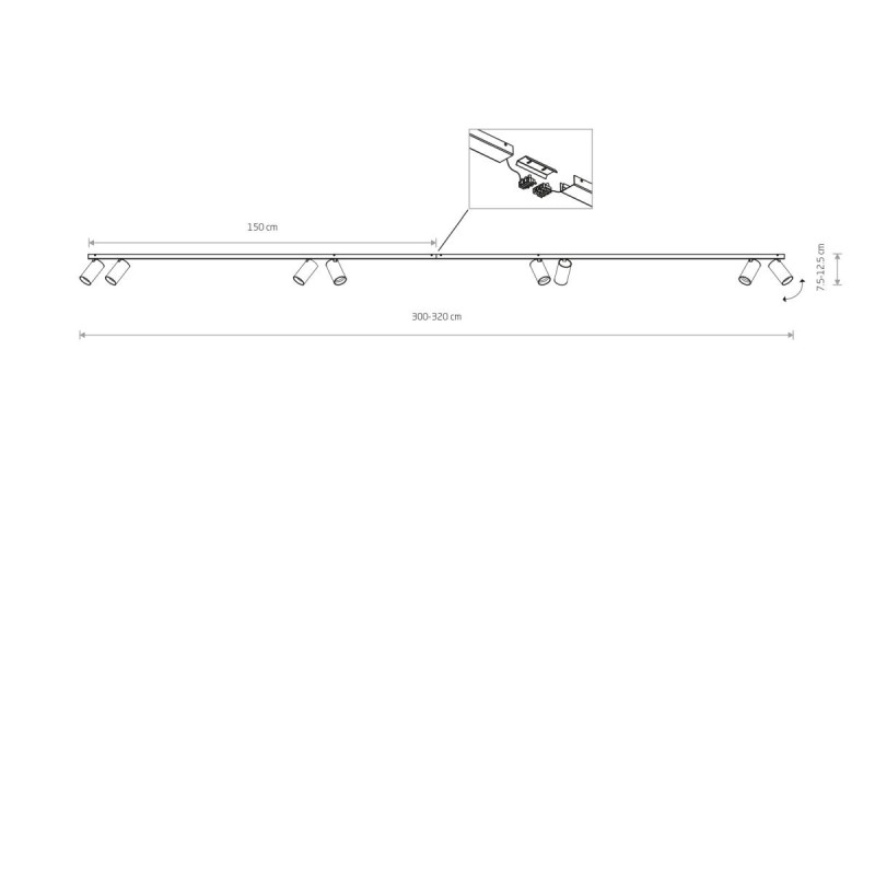 Nowodvorski MONO 2x150 7750