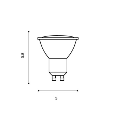 Led smart gu10 5w cct dimm rgb wh - Azzardo