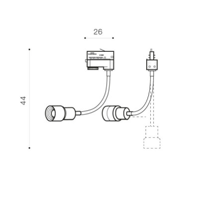 Lumi flex track 3line 5w 3000k bk - Azzardo