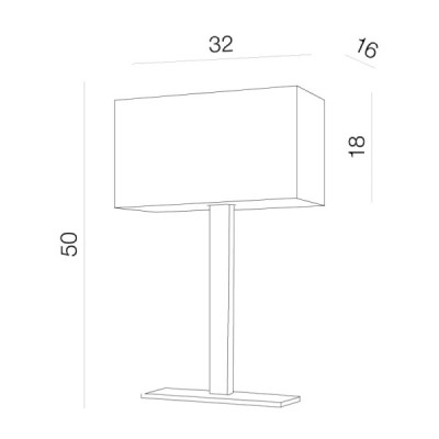 Martens table white - Azzardo