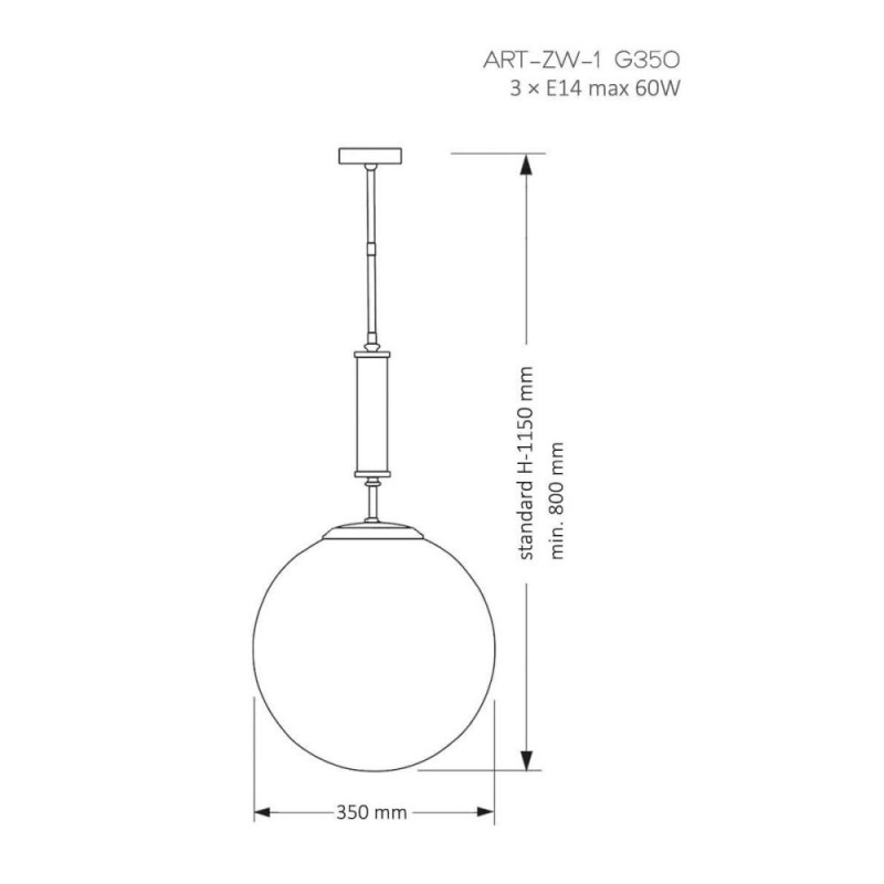 Kutek Mood Artu ZW 1 Glass 35