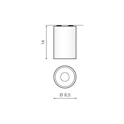 Remo 1 alu plafon - Azzardo