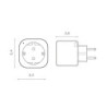 Single smart plug 16a wh - Azzardo