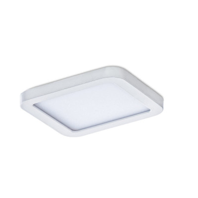 Slim 9 square 3000k white ip44 - Azzardo