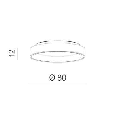 Solvent r top 80 cct smart bk + remote control - Azzardo