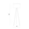 Tripod wood lampbody - Azzardo