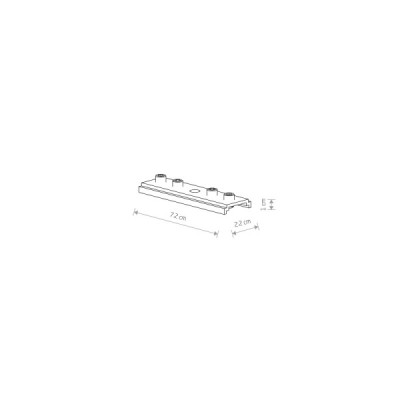 Lvm track buckle connector 10171 - Nowodvorski