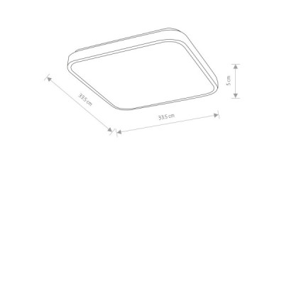 Agnes square led pro 10990 - Nowodvorski